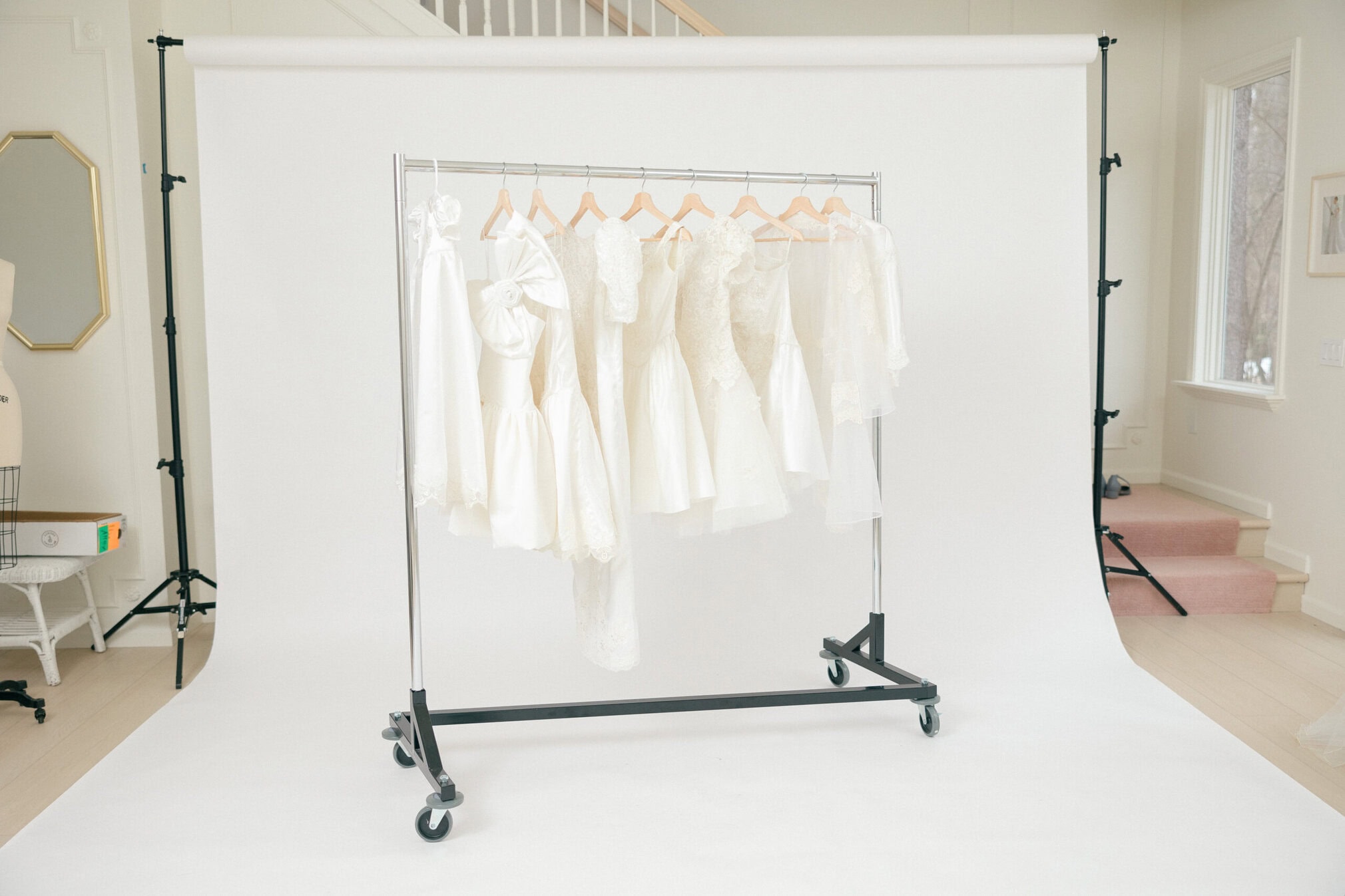 Sarah Kolis Couture Vintage Redesign dress photoshoot Timeless Elegance