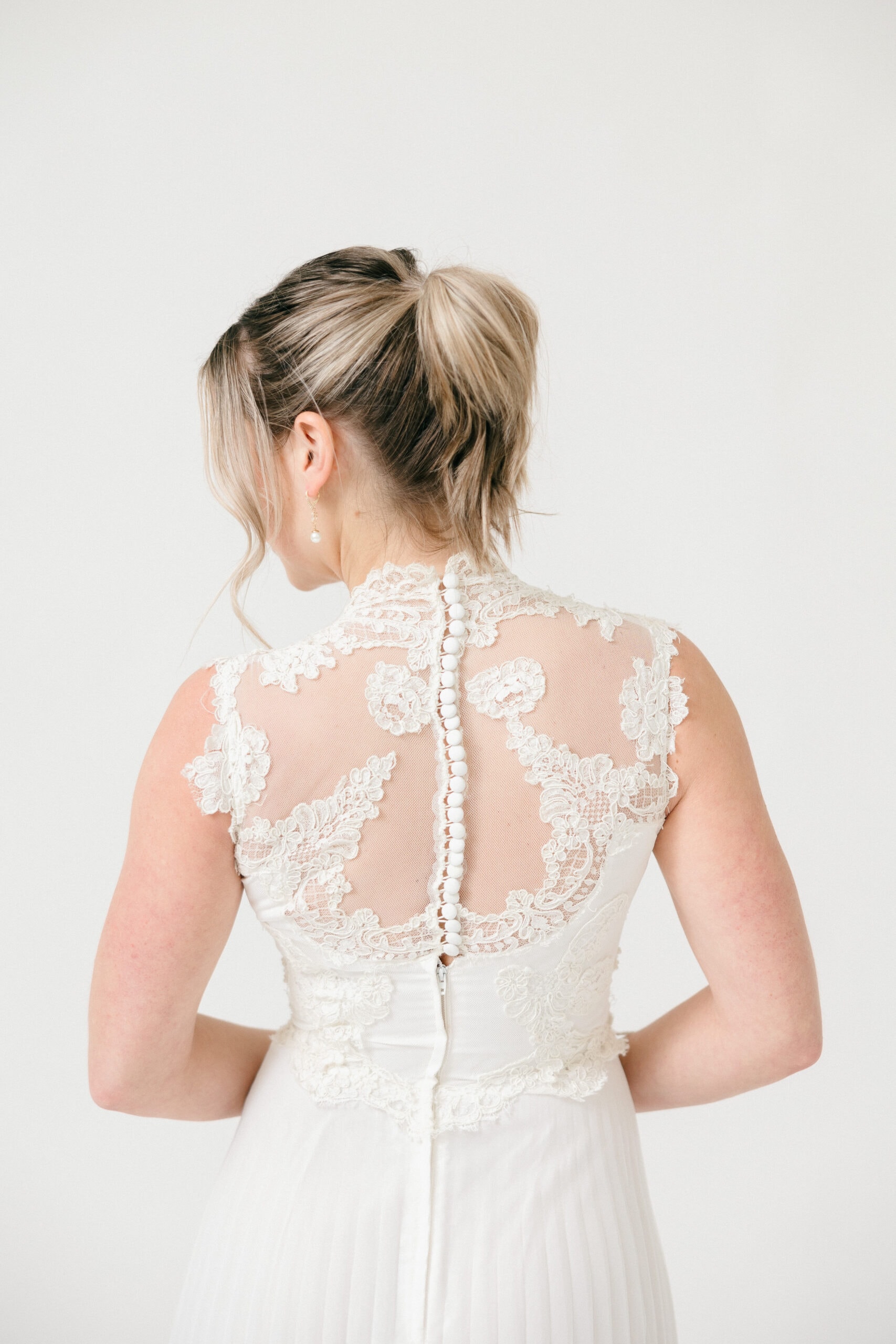 Sarah Kolis Couture Vintage Redesign dress photoshoot Timeless Elegance