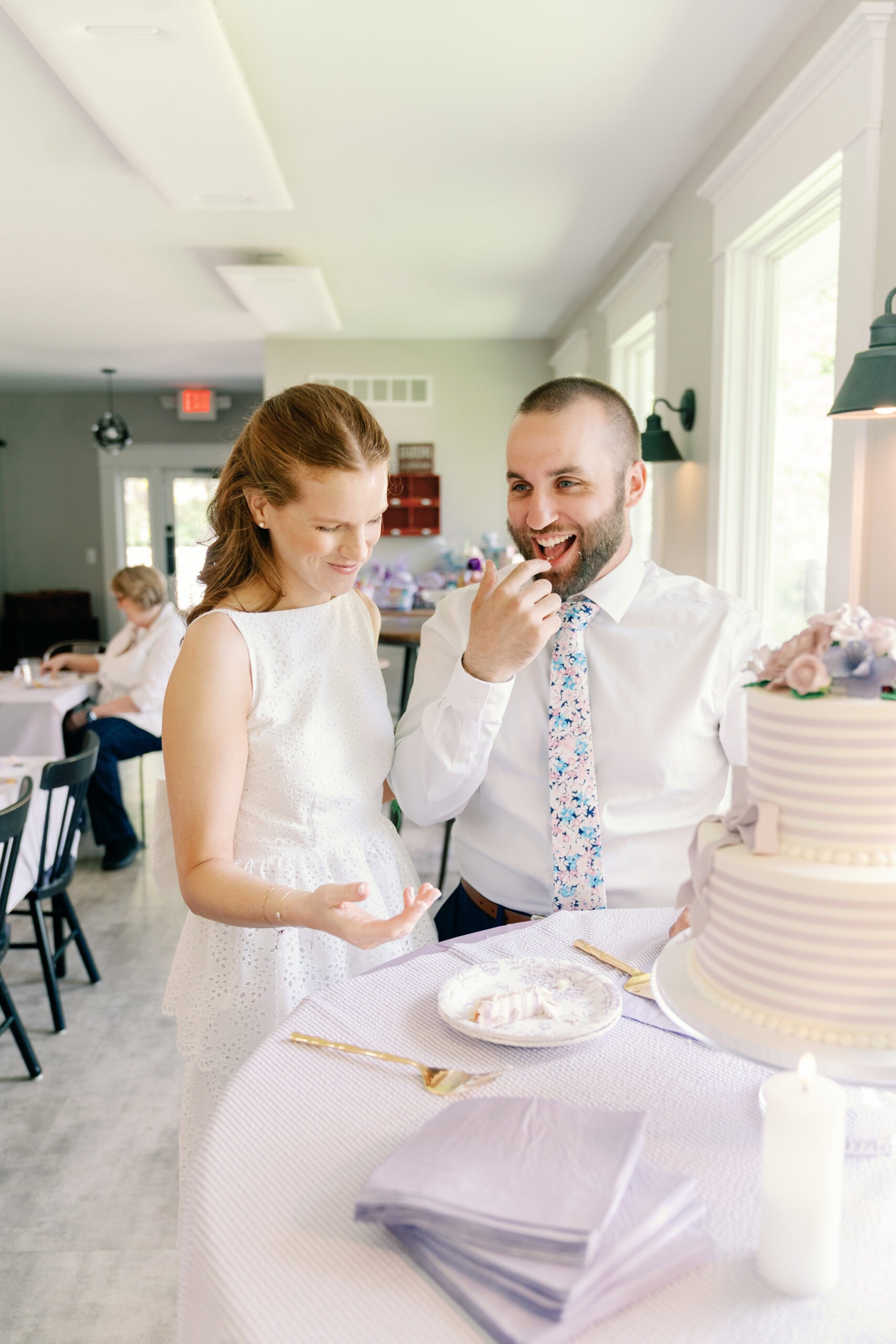 Angela’s Bridal Shower: A Day Full of Florals, Femininity, and Sisterly Love 41 Custom Sarah Kolis Dress
