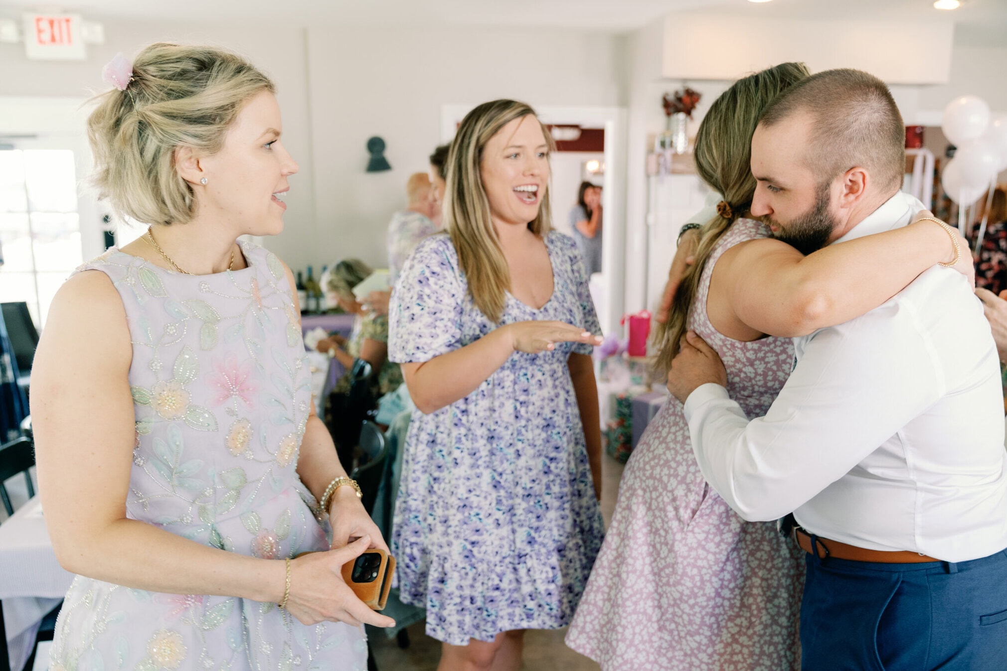 Angela’s Bridal Shower: A Day Full of Florals, Femininity, and Sisterly Love 37 Custom Sarah Kolis Dress