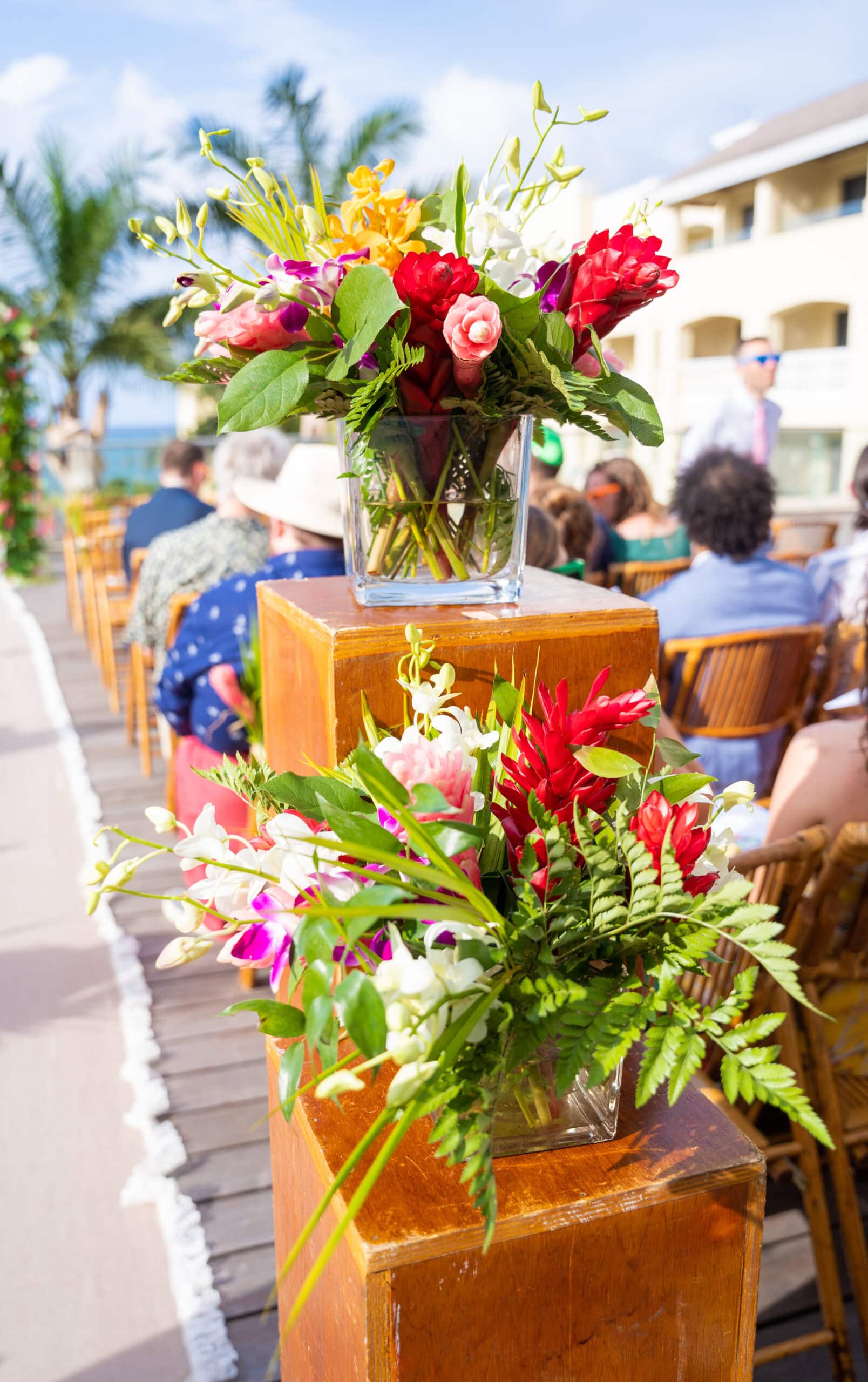 beautiful tropical jamacain flowers