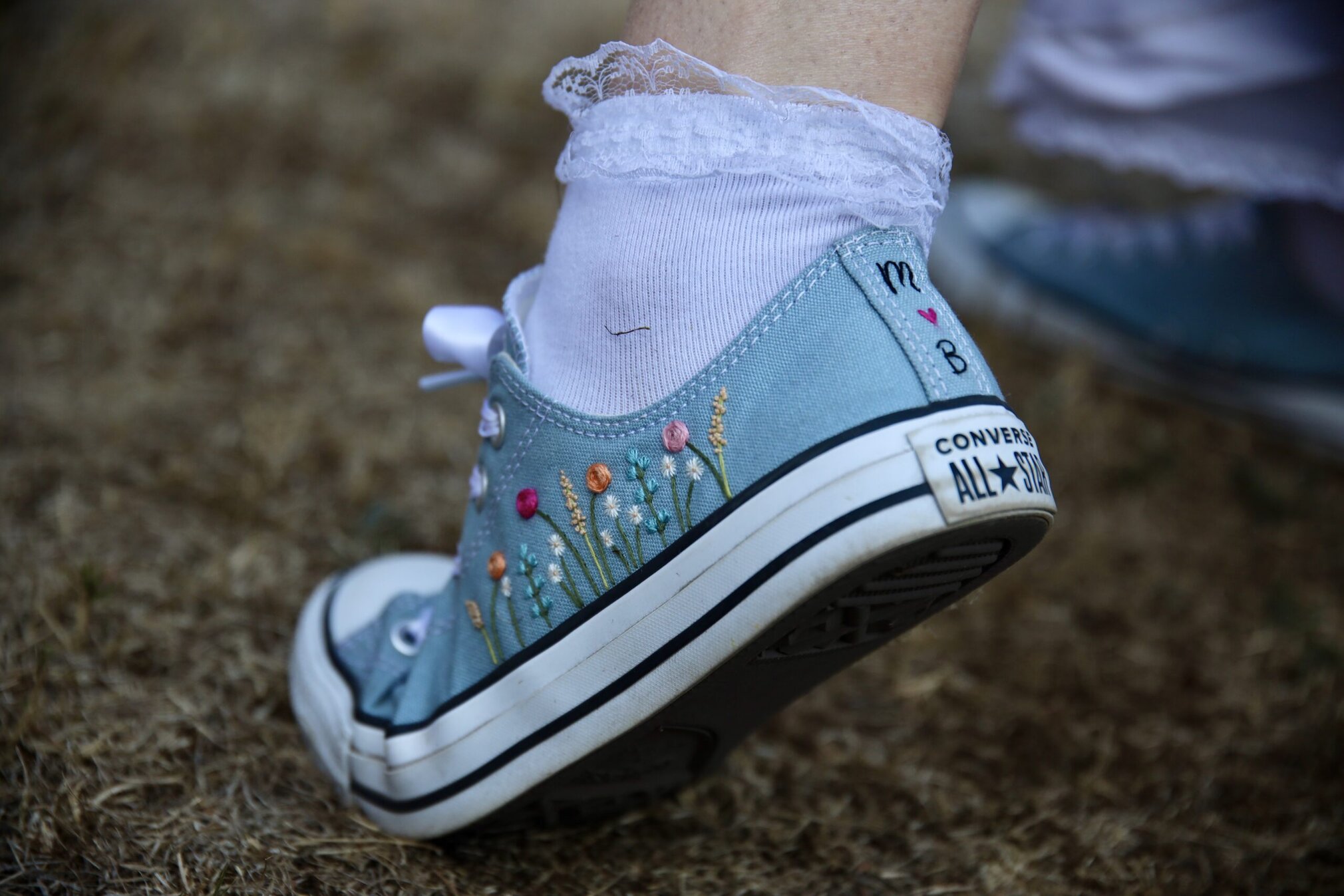 From Bedsheets to “The One”: A UK Bride’s DIY Sarah Kolis Couture Gown 7 Converse 1 scaled