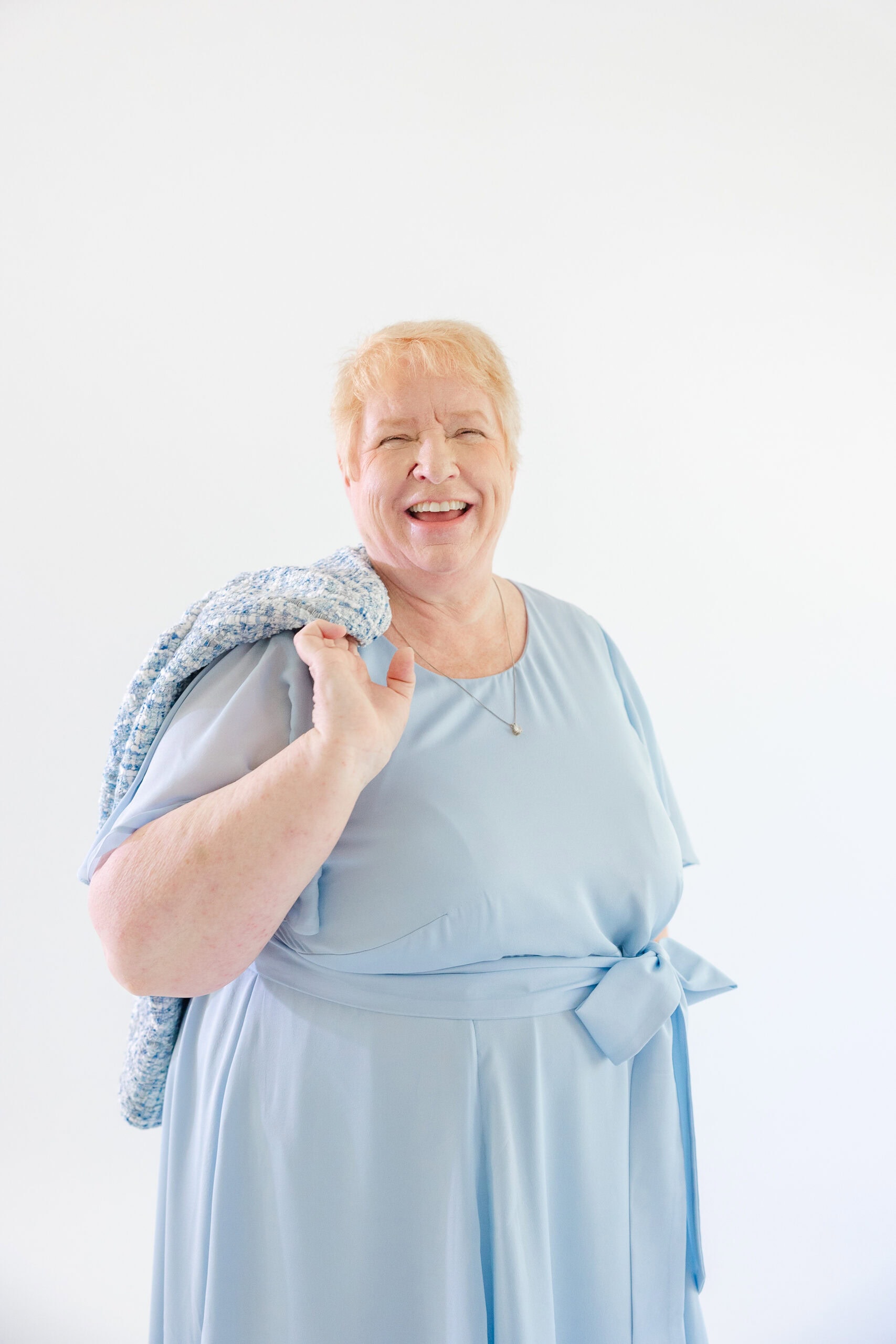 Cynthia, Melissa's mom in couture Sarah Kolis gown