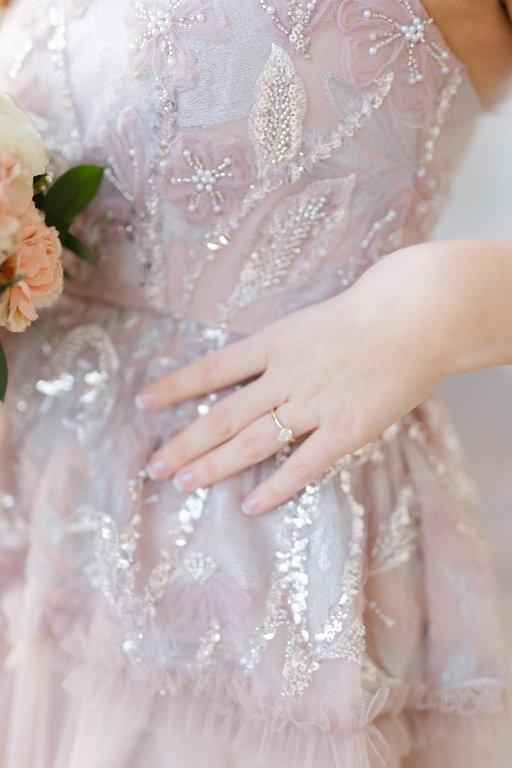 Sister Melissa and new fiance Cameron