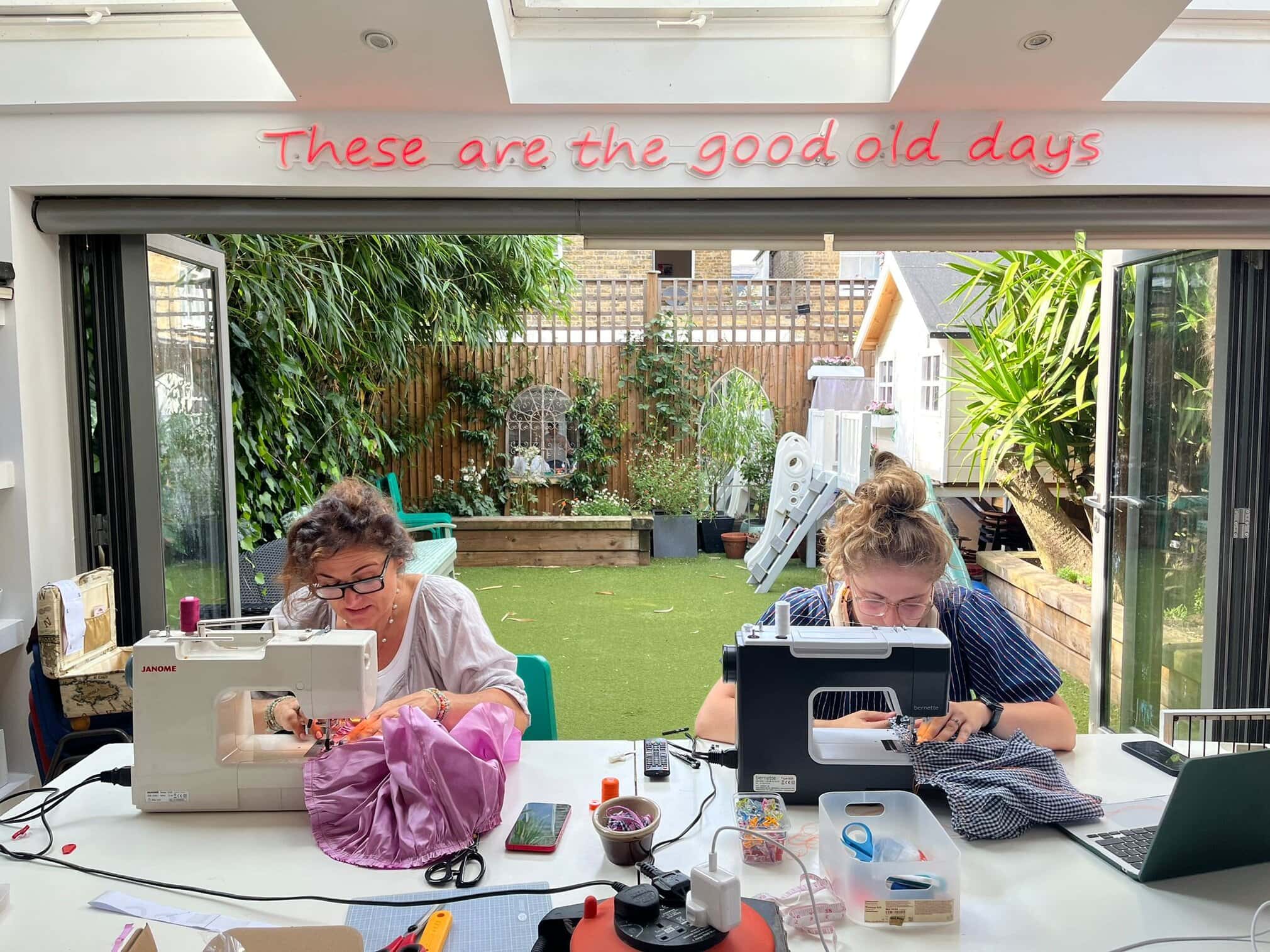 From Bedsheets to “The One”: A UK Bride’s DIY Sarah Kolis Couture Gown 24 Sewing with my mum