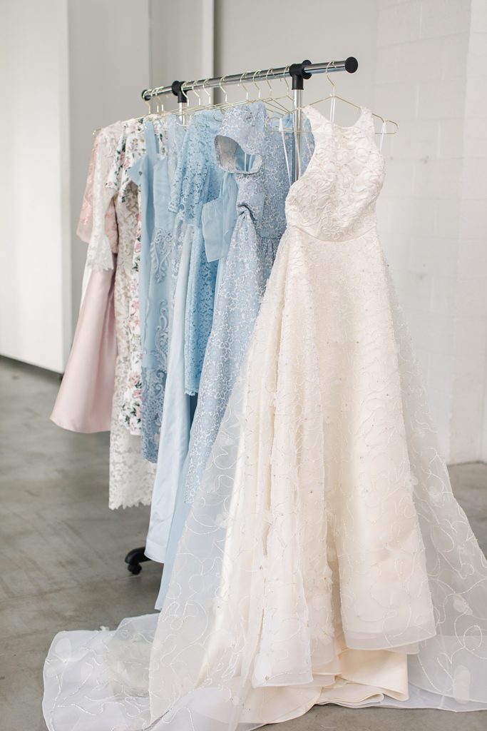 How to Store and Care for Your Wedding Dress Before the Wedding 3 custom wedding gown designer michigan detroit midwest tips for caring for your dress sarah kolis 0084 683x1024 1