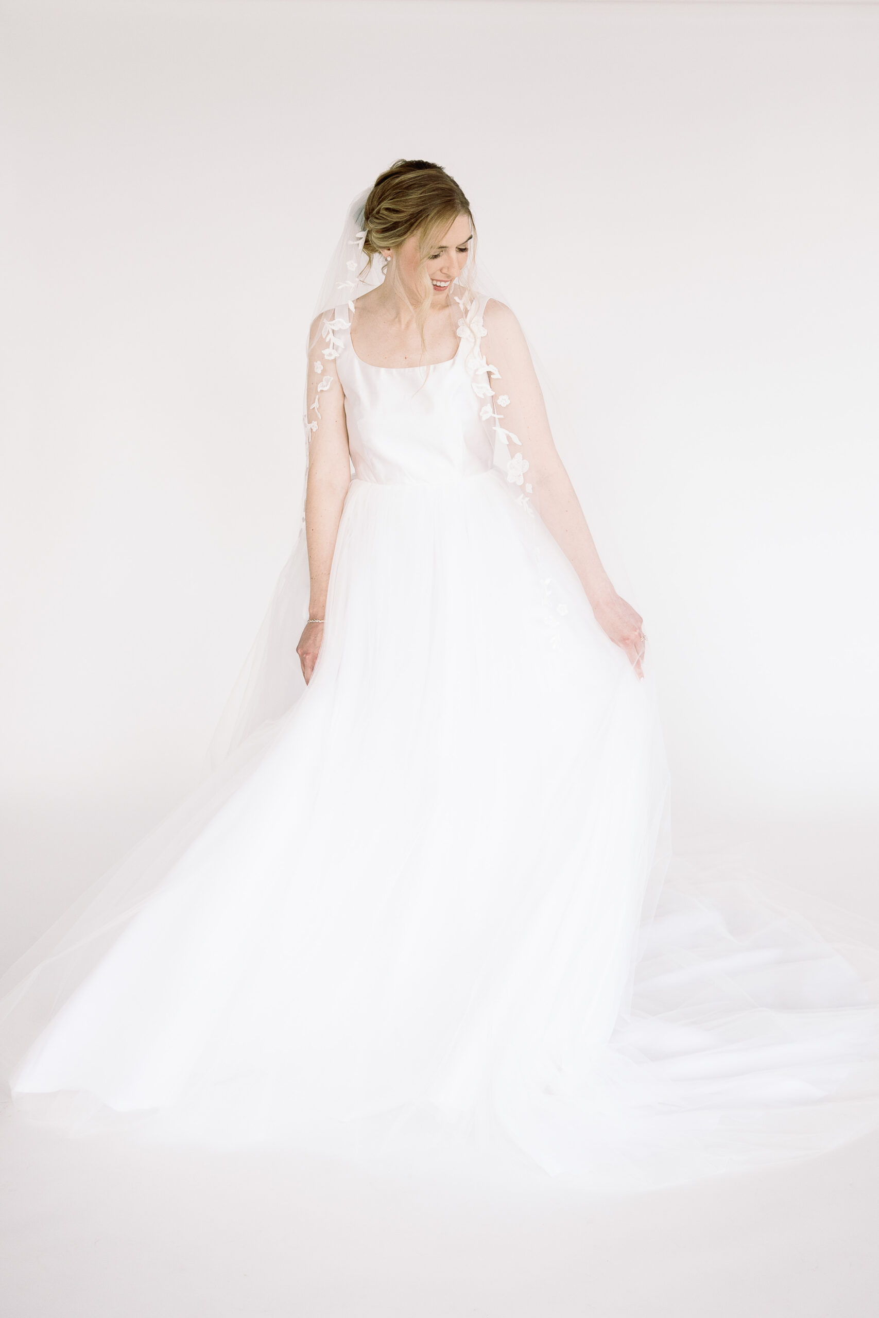 sarah kolis couture gown on bride ashley r