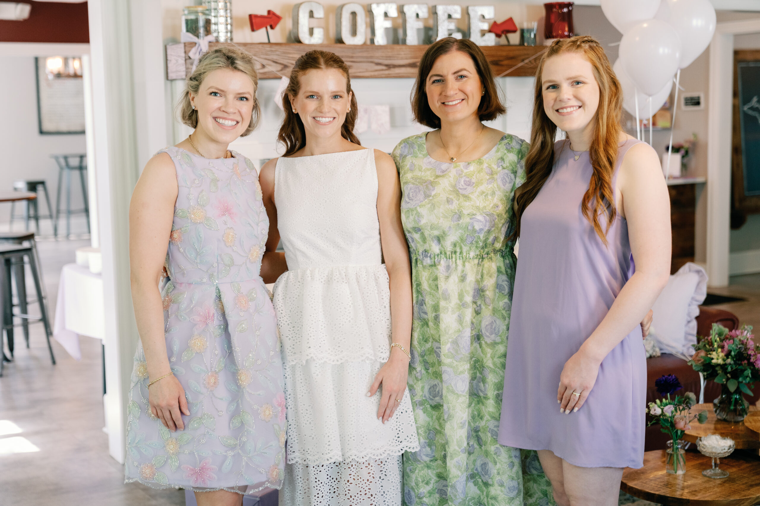 Angela's Bridal Shower in Custom Sarah Kolis dress