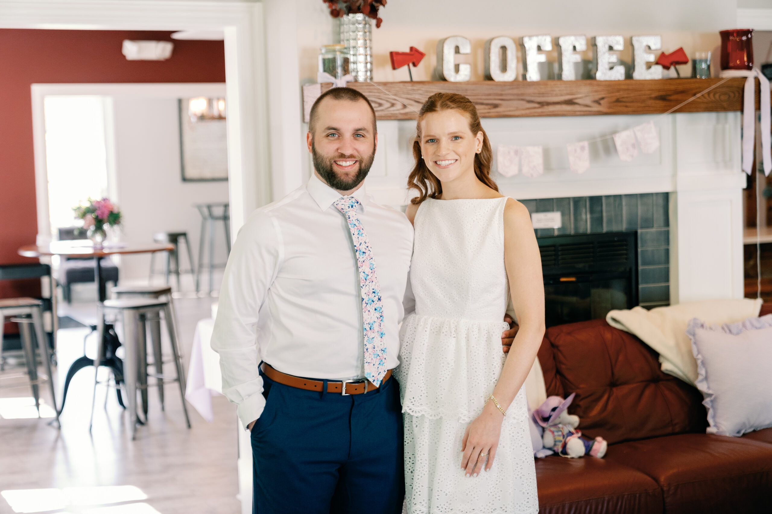 Angela's Bridal Shower in Custom Sarah Kolis dress
