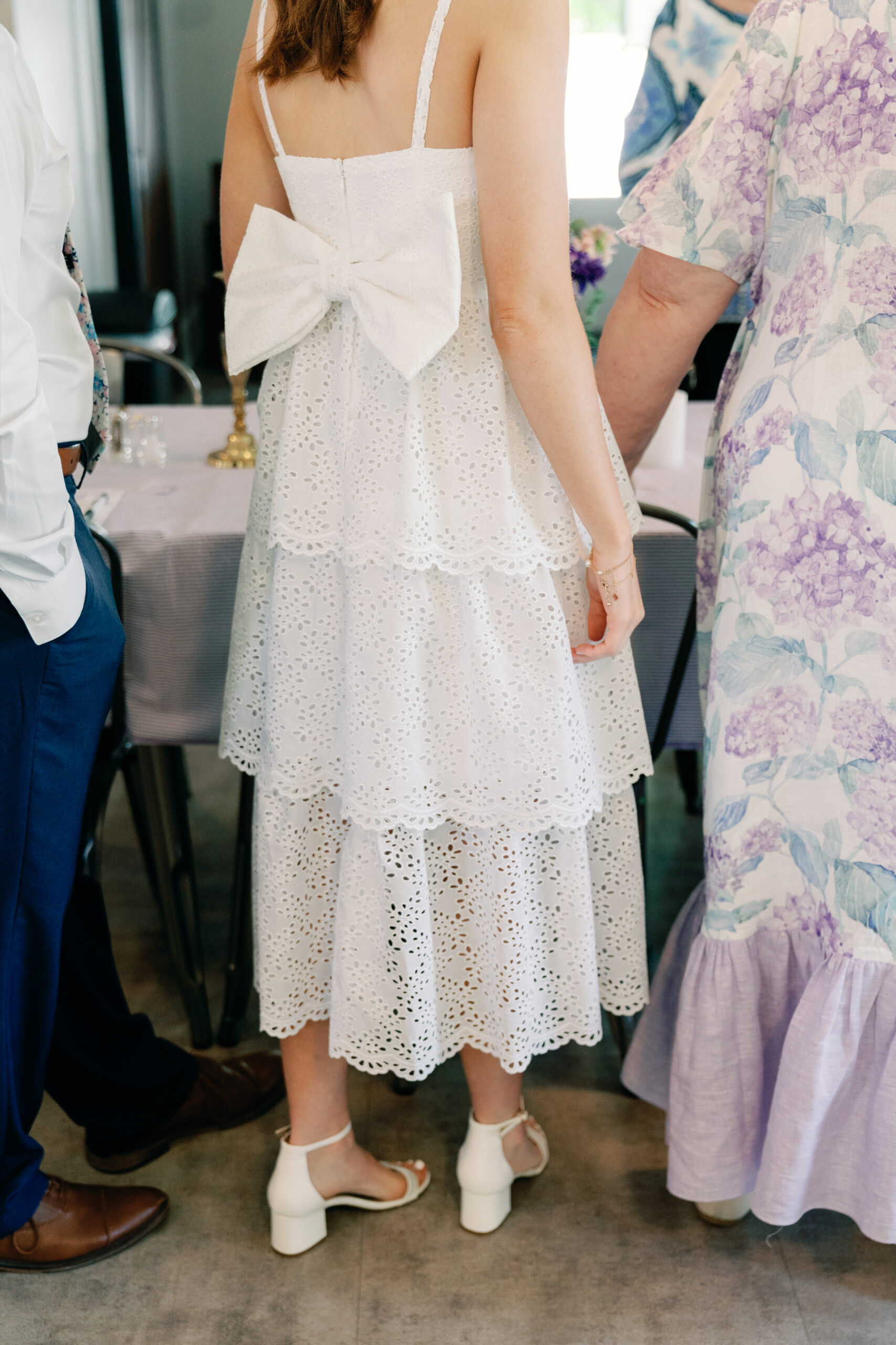 Angela's Bridal Shower in Custom Sarah Kolis dress