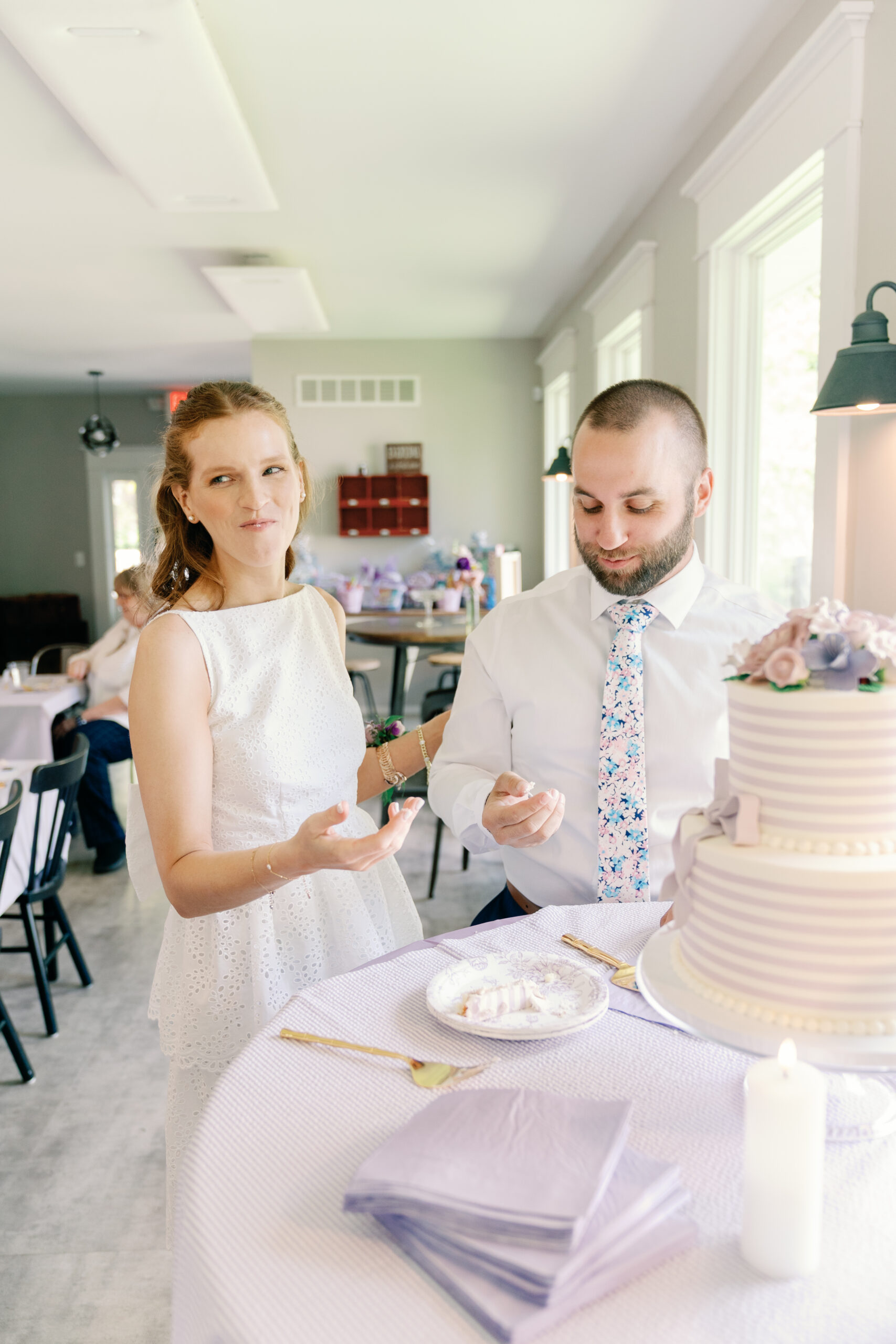 Angela's Bridal Shower in Custom Sarah Kolis dress