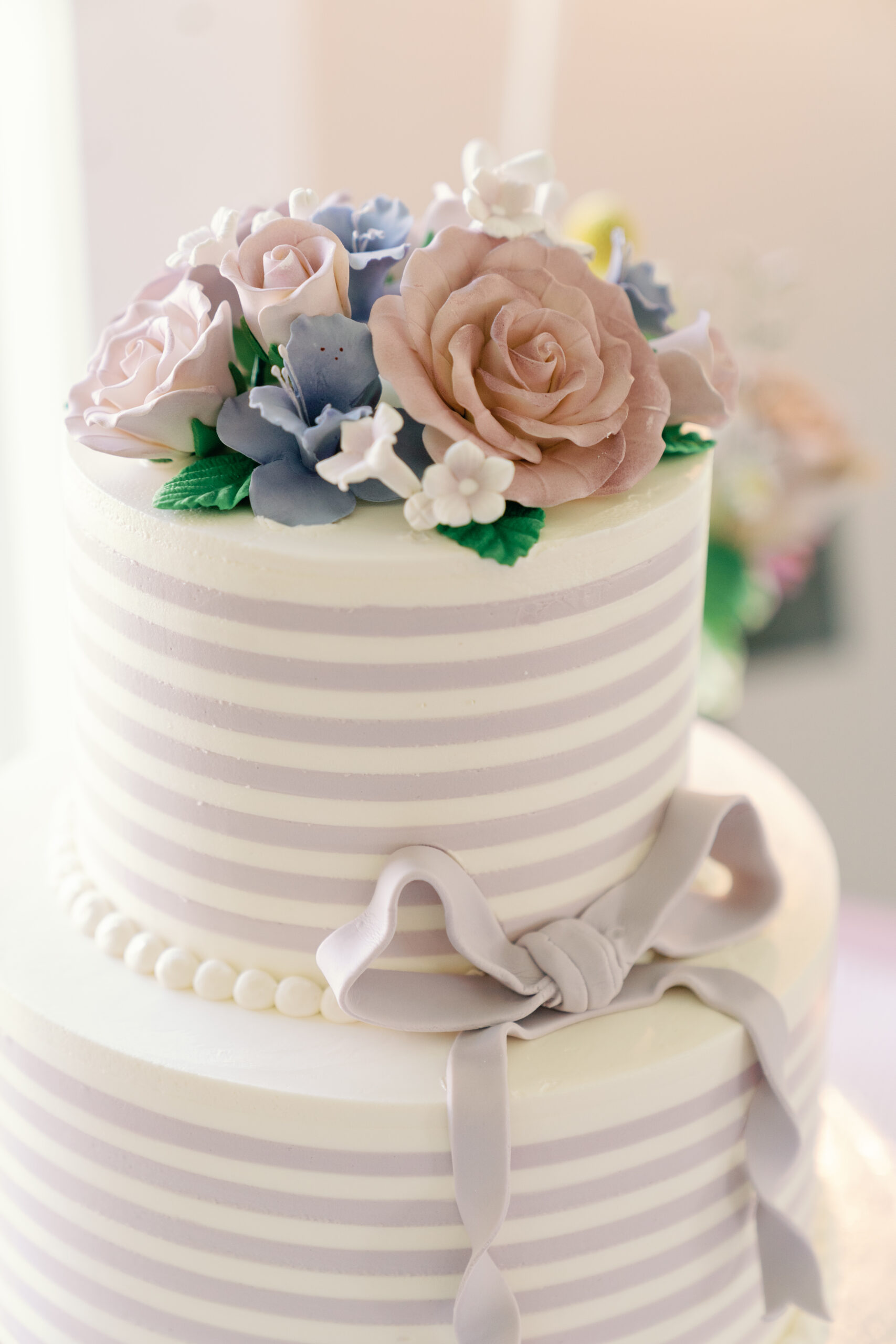 Angela's Bridal Shower in Custom Sarah Kolis dress bella dolce cakes